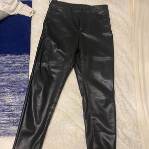Black Leather Pants